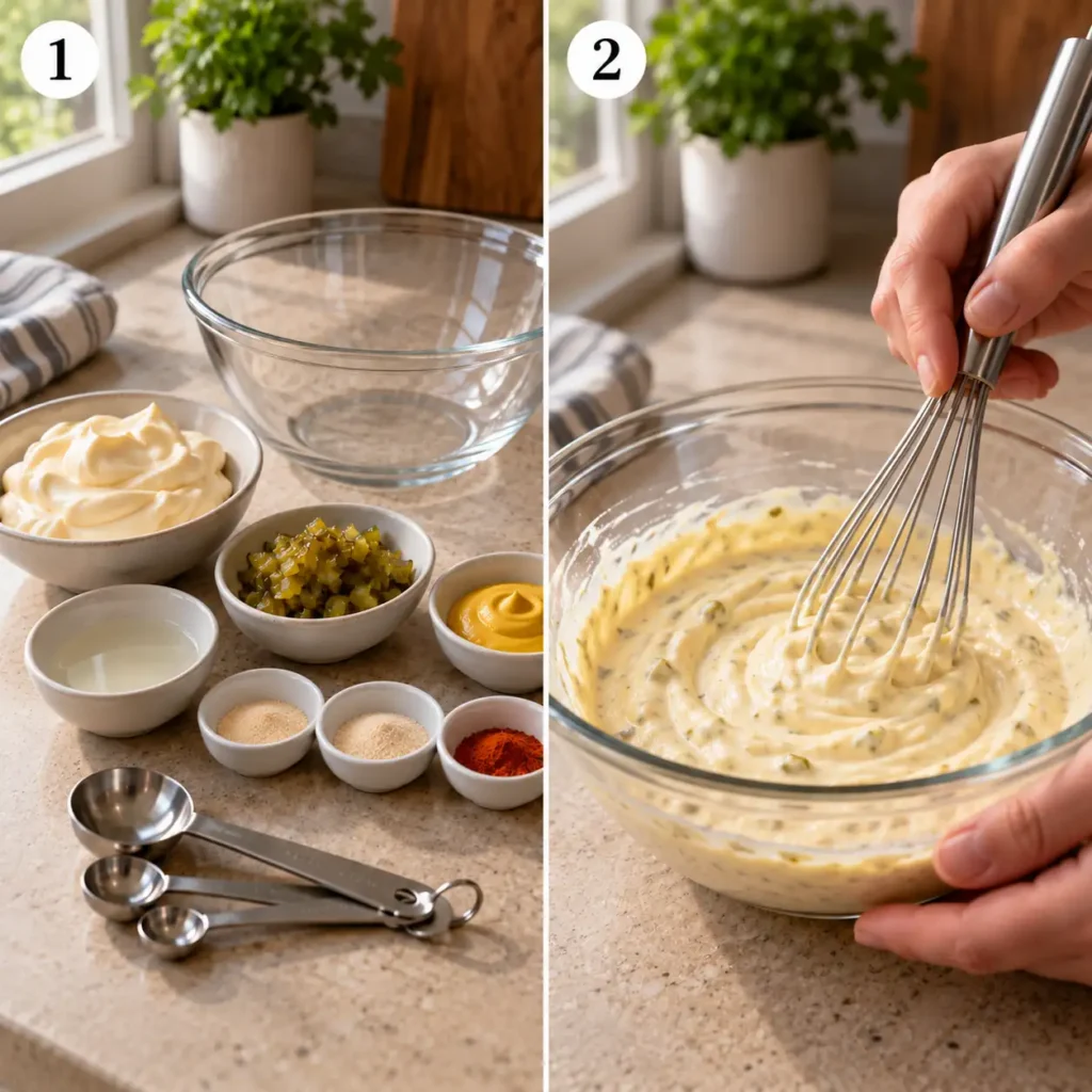 big mac sauce recipe recipe preparation step 1