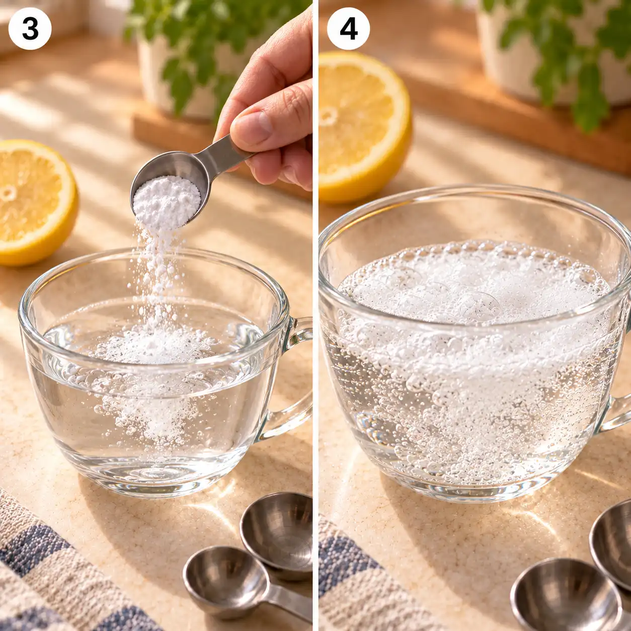 how to make baking powder final dish