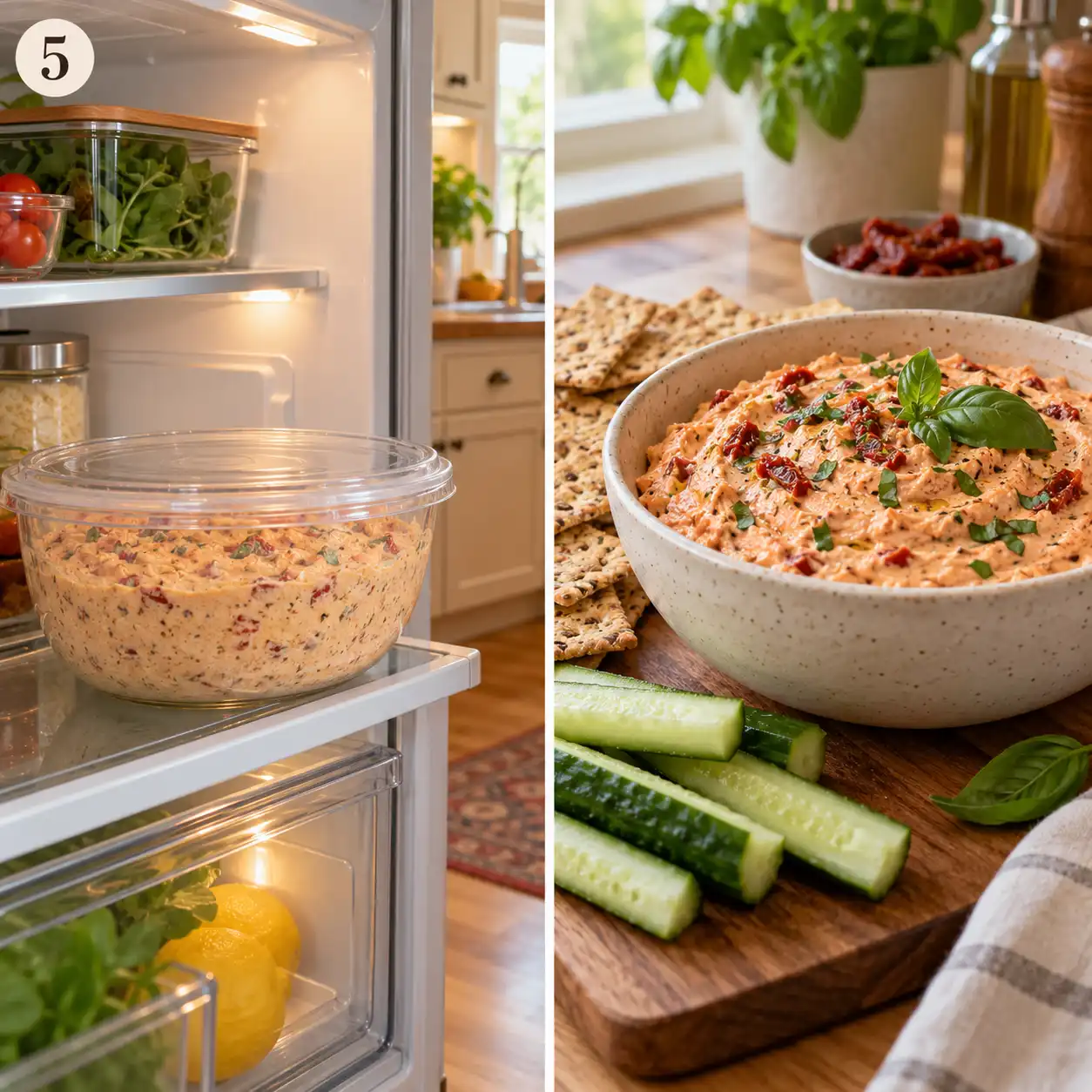 Vegetarian Charcuterie Dip final dish