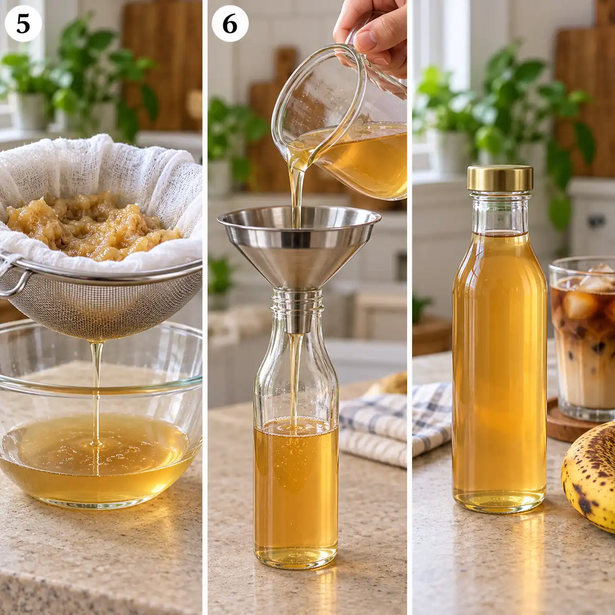 Banana Syrup Recipe for Coffee final dish