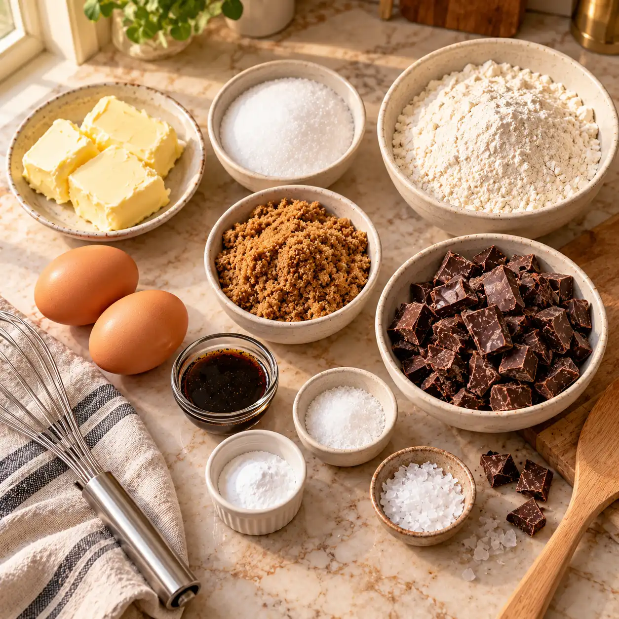 chocolate chip cookie recipe ingredients