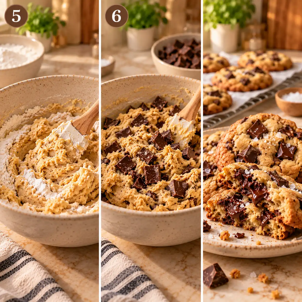 chocolate chip cookie recipe final dish