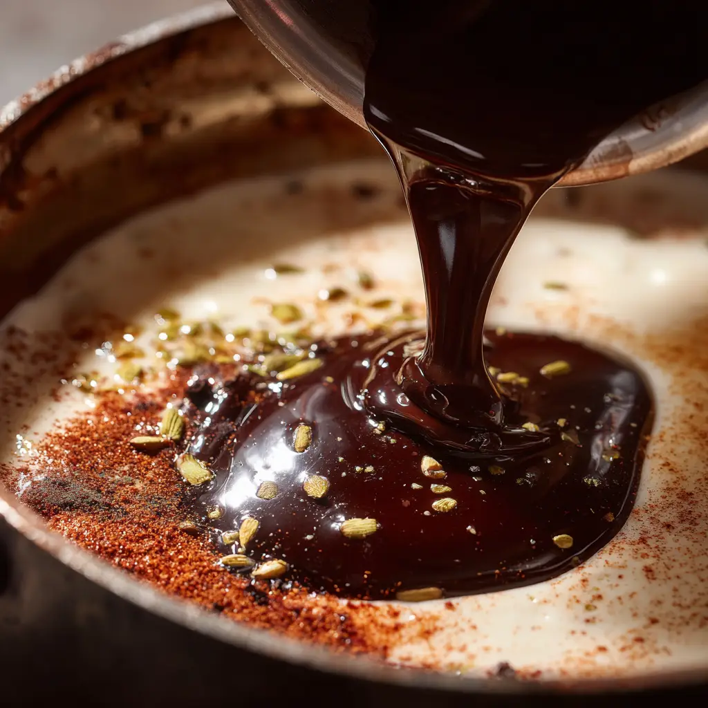 Spiced Chocolate Budino