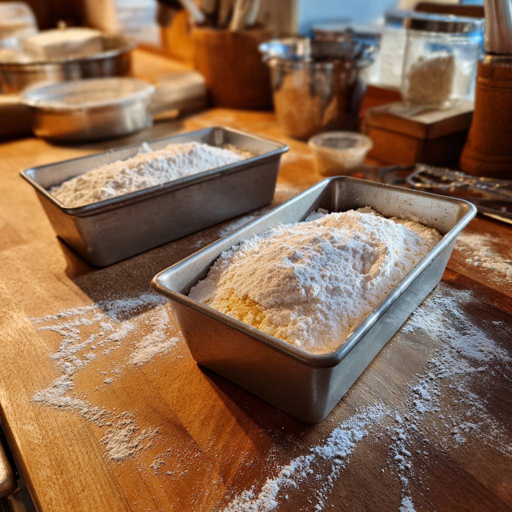 1 prepare pans amish cinnamon bread