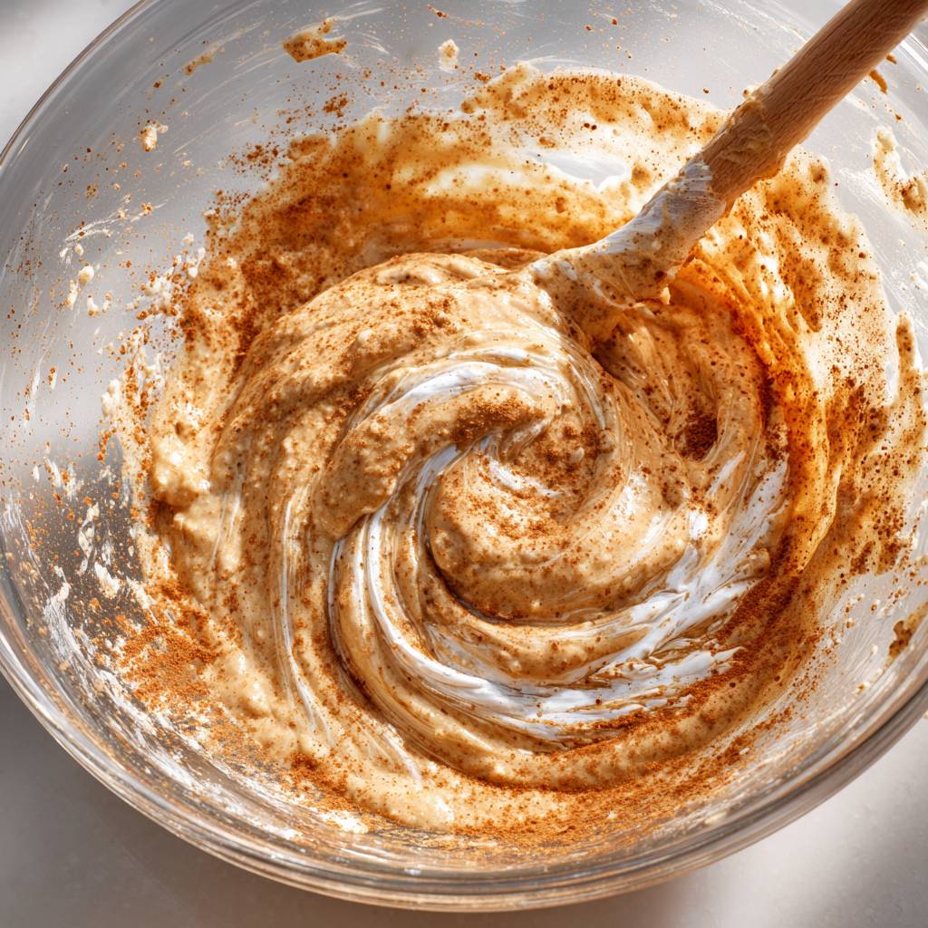 2 mixing batter amish cinnamon bread