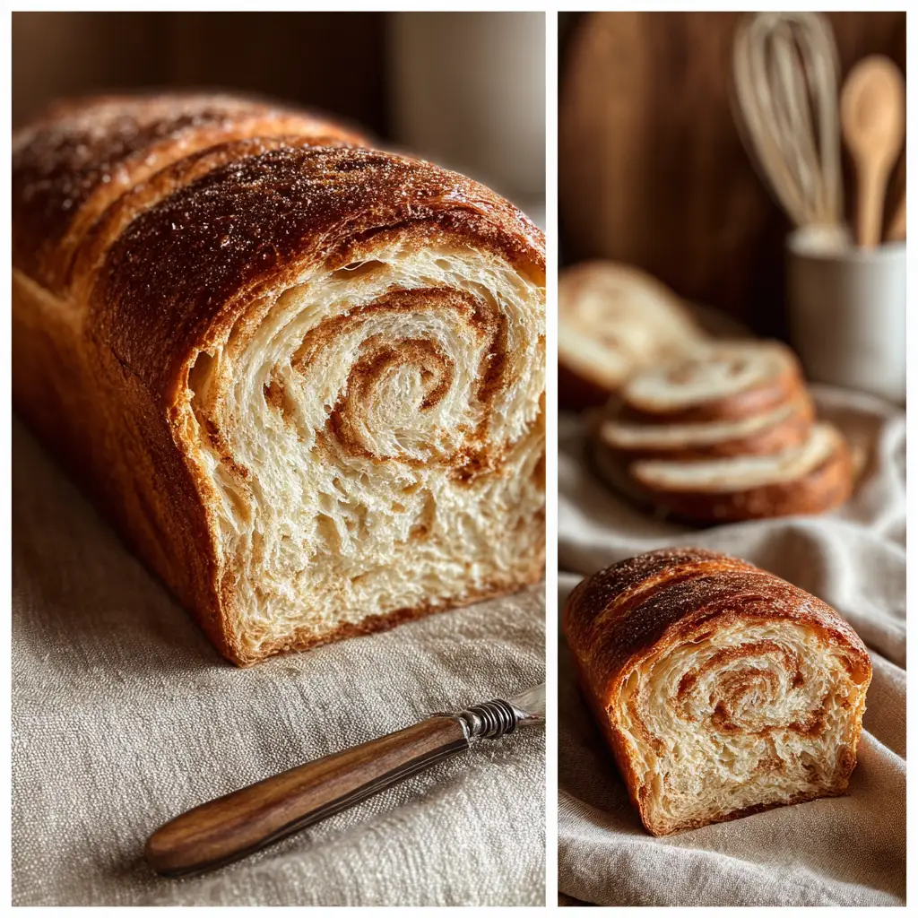baked cinnamon spiral