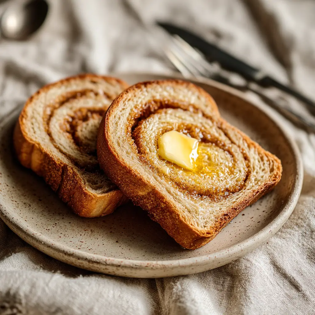 cinnamon swirl toast butter
