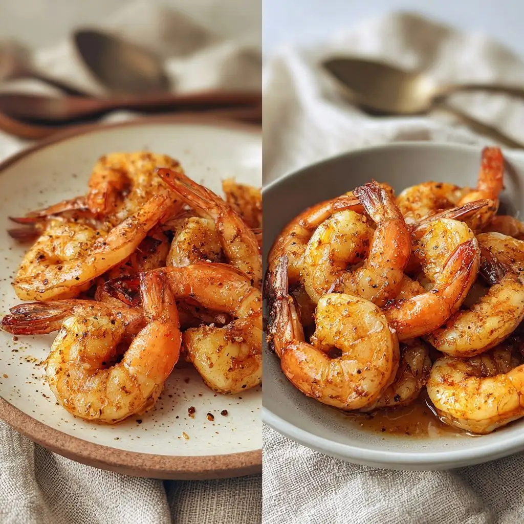 Aldi shrimp vs restaurant shrimp side by side