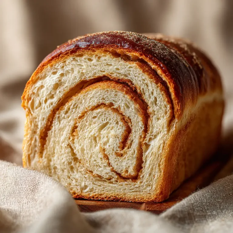 Cinnamon Swirl Sourdough Bread Tips – featured sliced loaf with swirl.