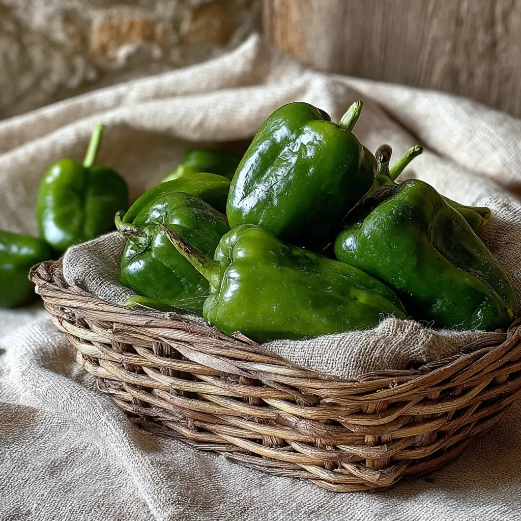 fresh poblano peppers for poblano crema Moe’s