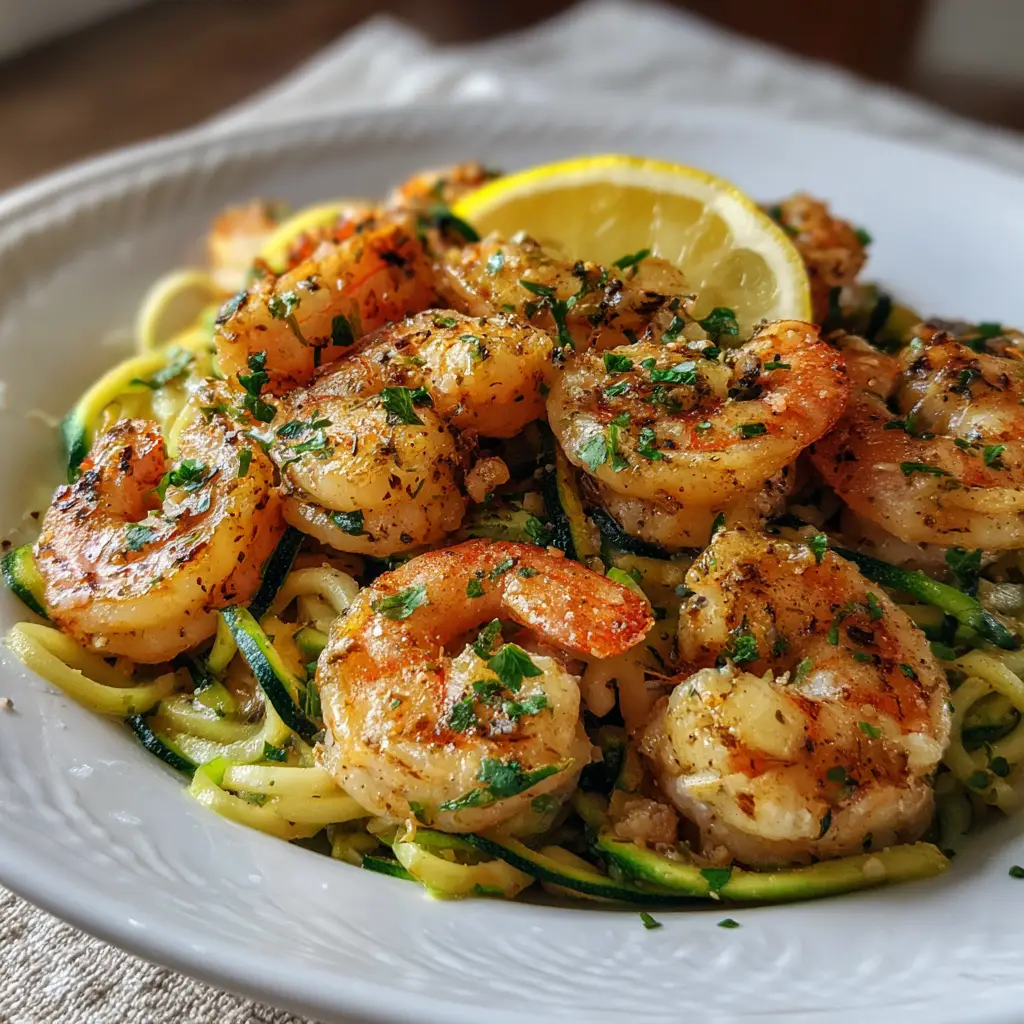 frozen shrimp scampi zoodles 3