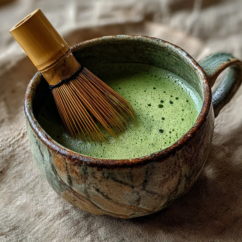 Japanese Mounjaro wellness beverage recipe with matcha
