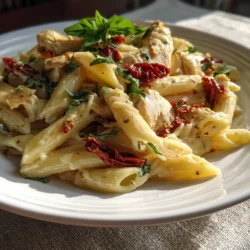 Marry Me Chicken Pasta with creamy parmesan sauce