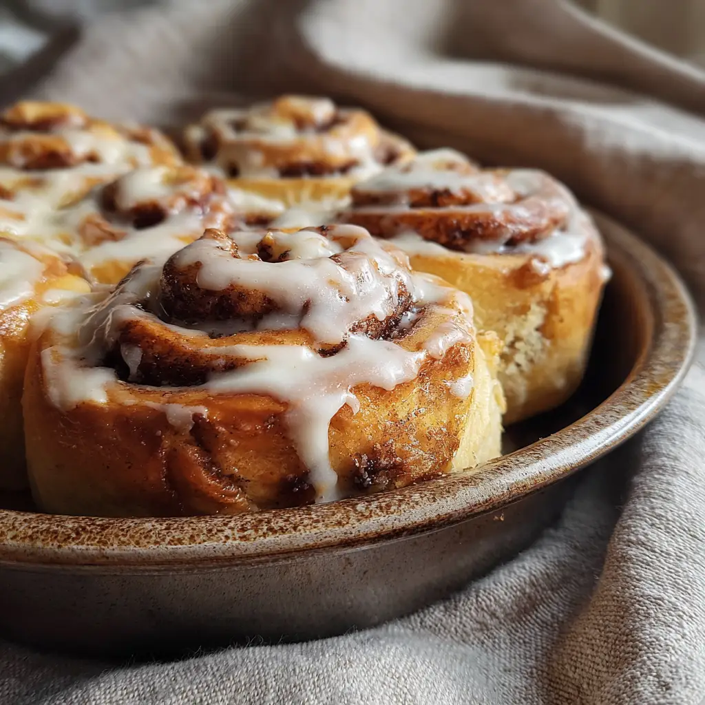 sourdough cinnamon rolls glaze 2
