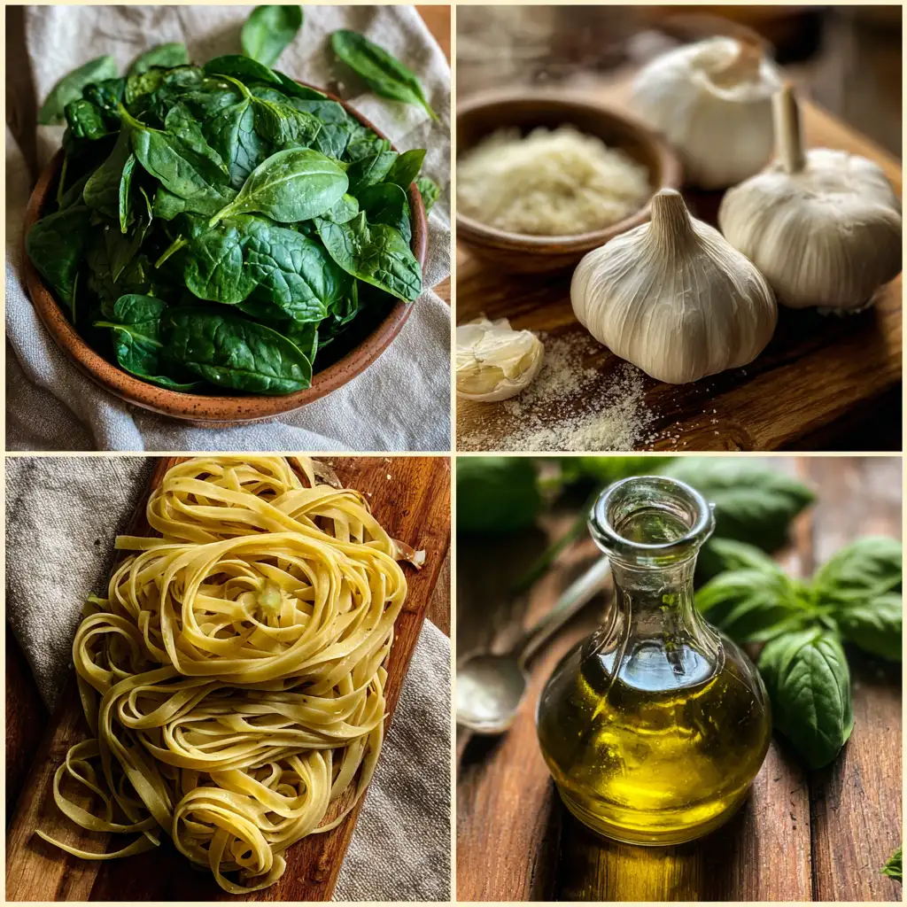 verde pasta ingredients for one pot green pasta