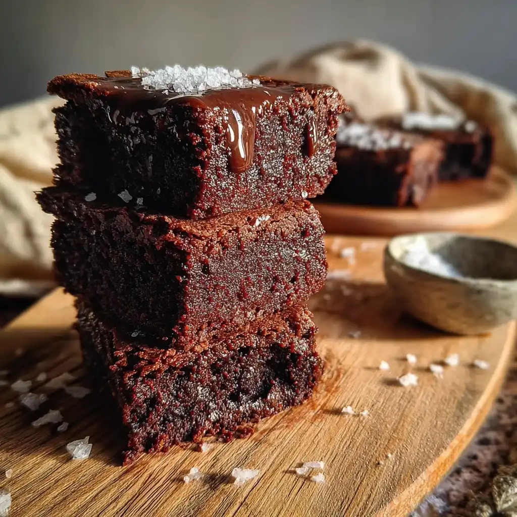 Healthy sweet potato brownies cut into squares