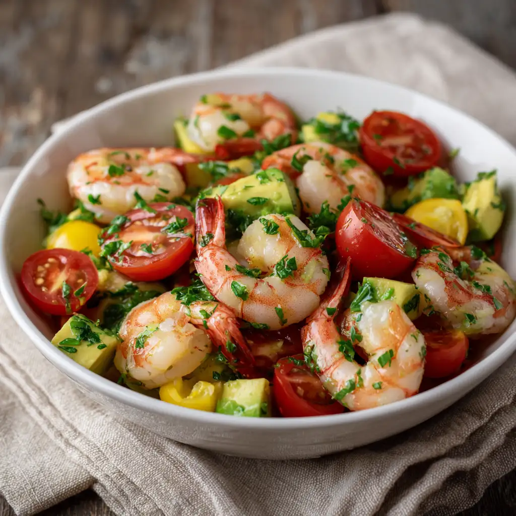 Shrimp avocado salad