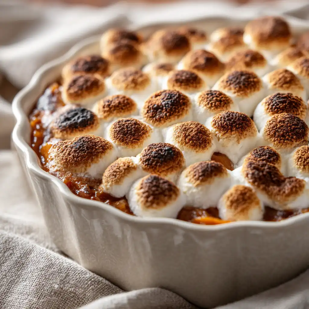classic sweet potato casserole ideas with toasted marshmallows