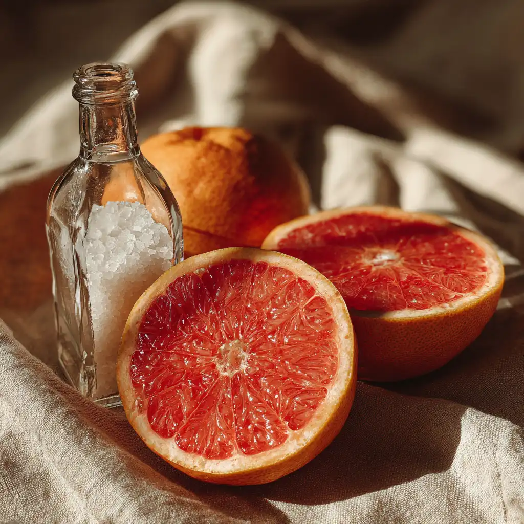 grapefruit vodka and salt for salty dog cocktail