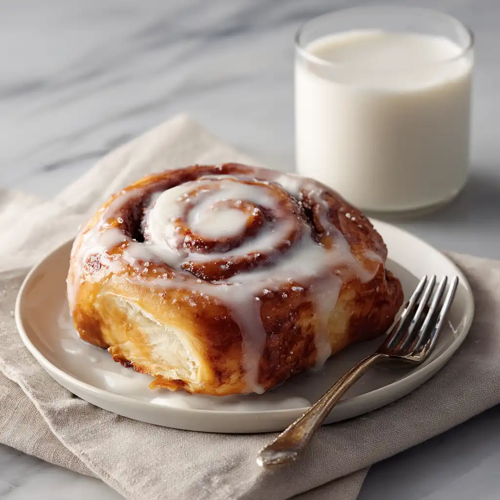 Panera Bread Cinnamon Roll recipe final dish