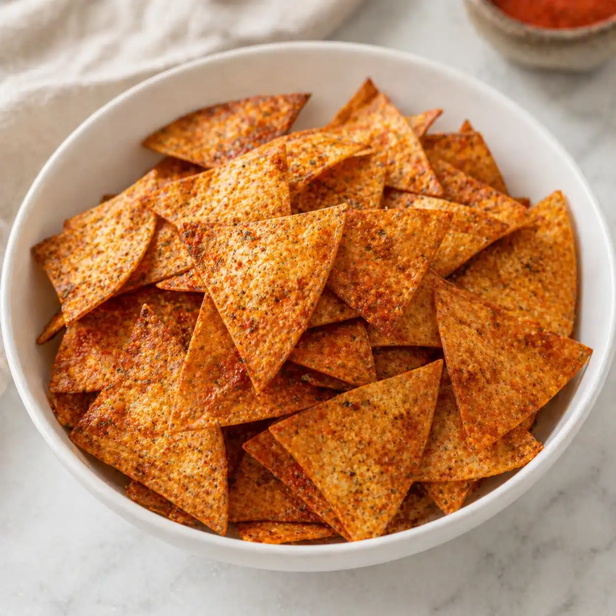 Air Fryer Lumpia Chips Weight Loss Snack recipe final dish