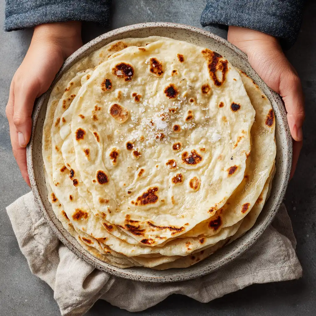 homemade tortillas final dish