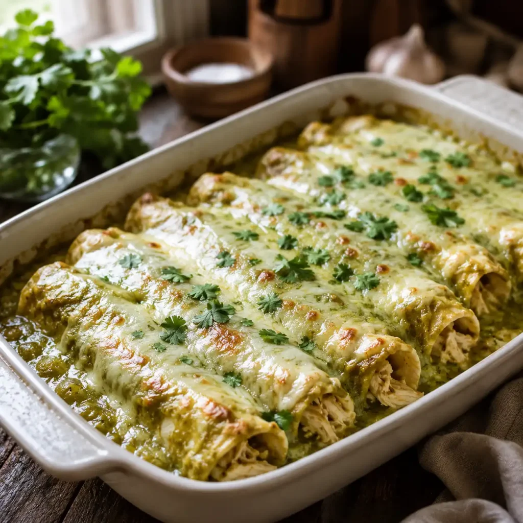 chicken enchilada recipe green recipe featured image