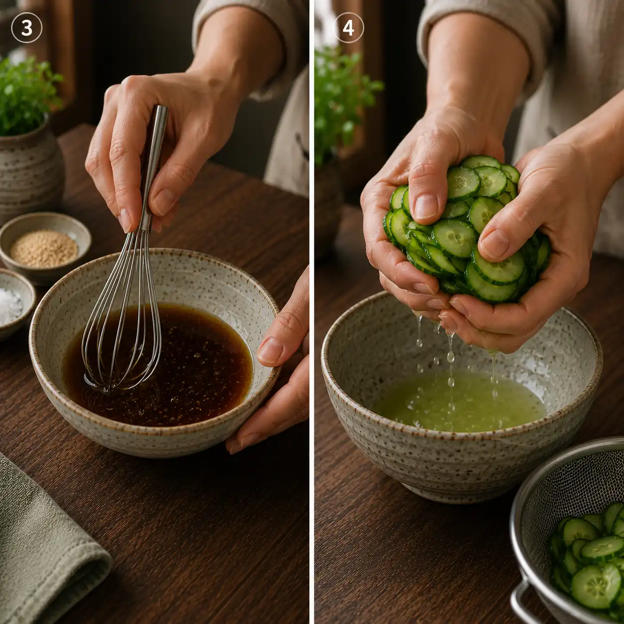 japanese cucumber salad recipe final dish