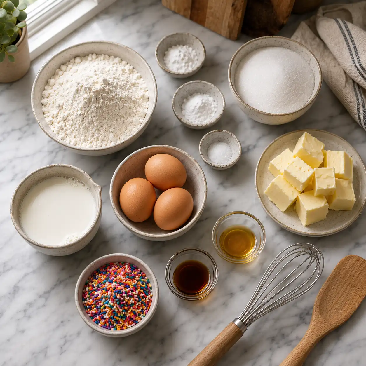 funfetti cake ingredients