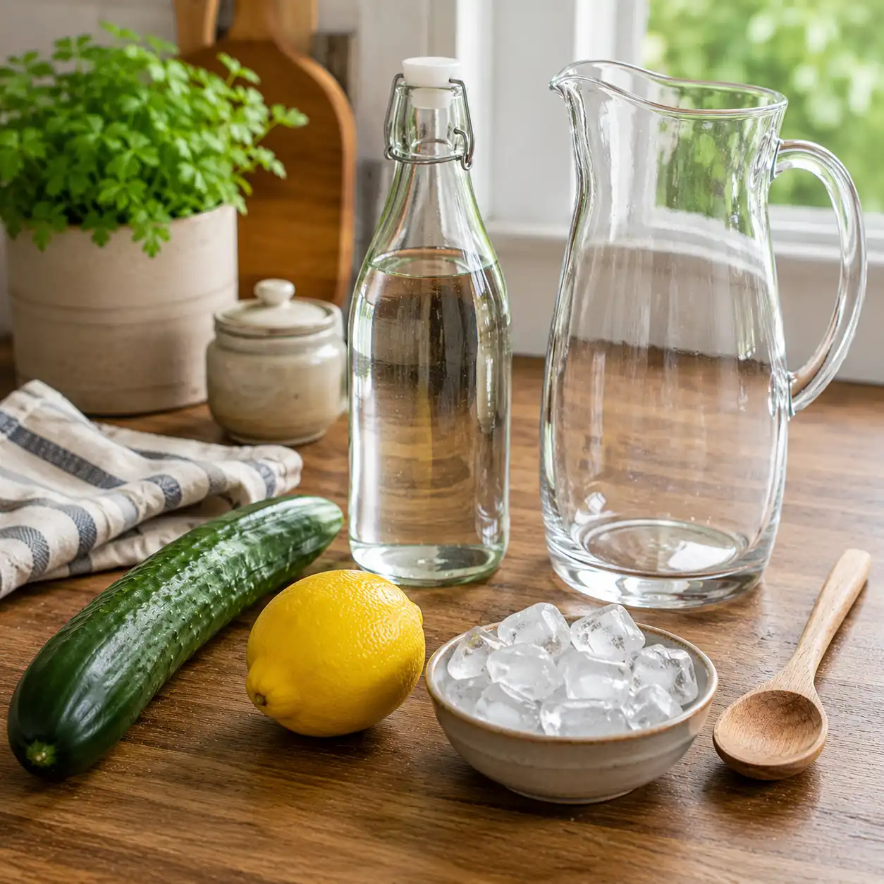 cucumber and lemon water ingredients