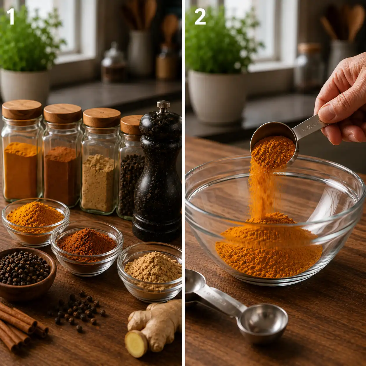 Dementia Prevention Spice Blend preparation