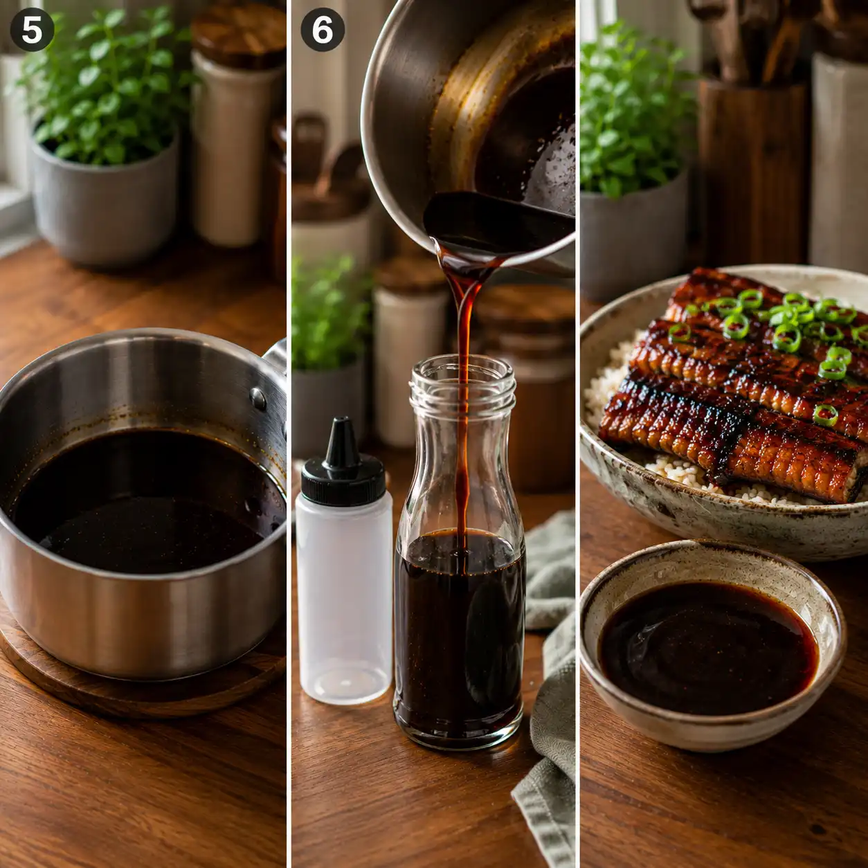 eel sauce final dish