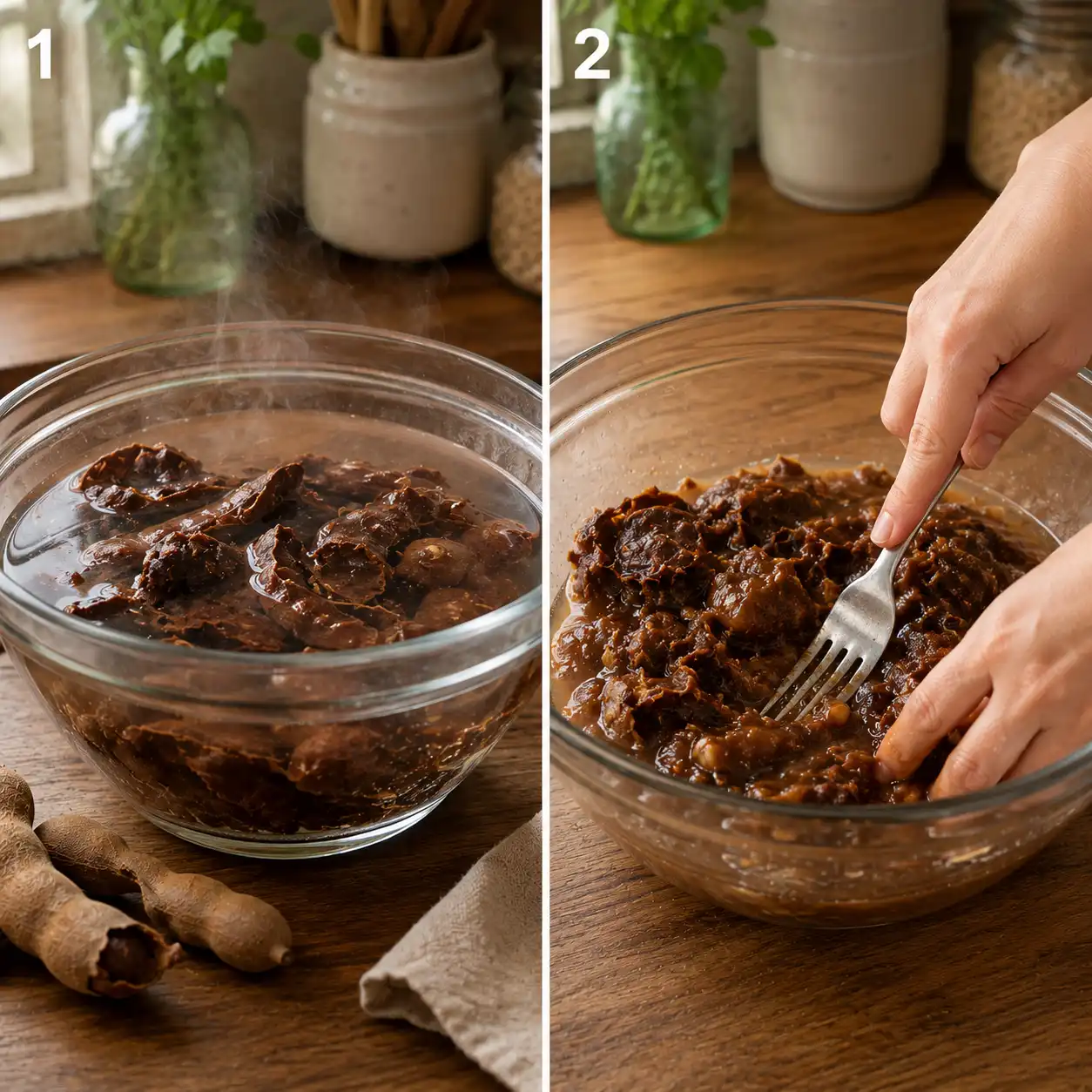 tamarind paste preparation