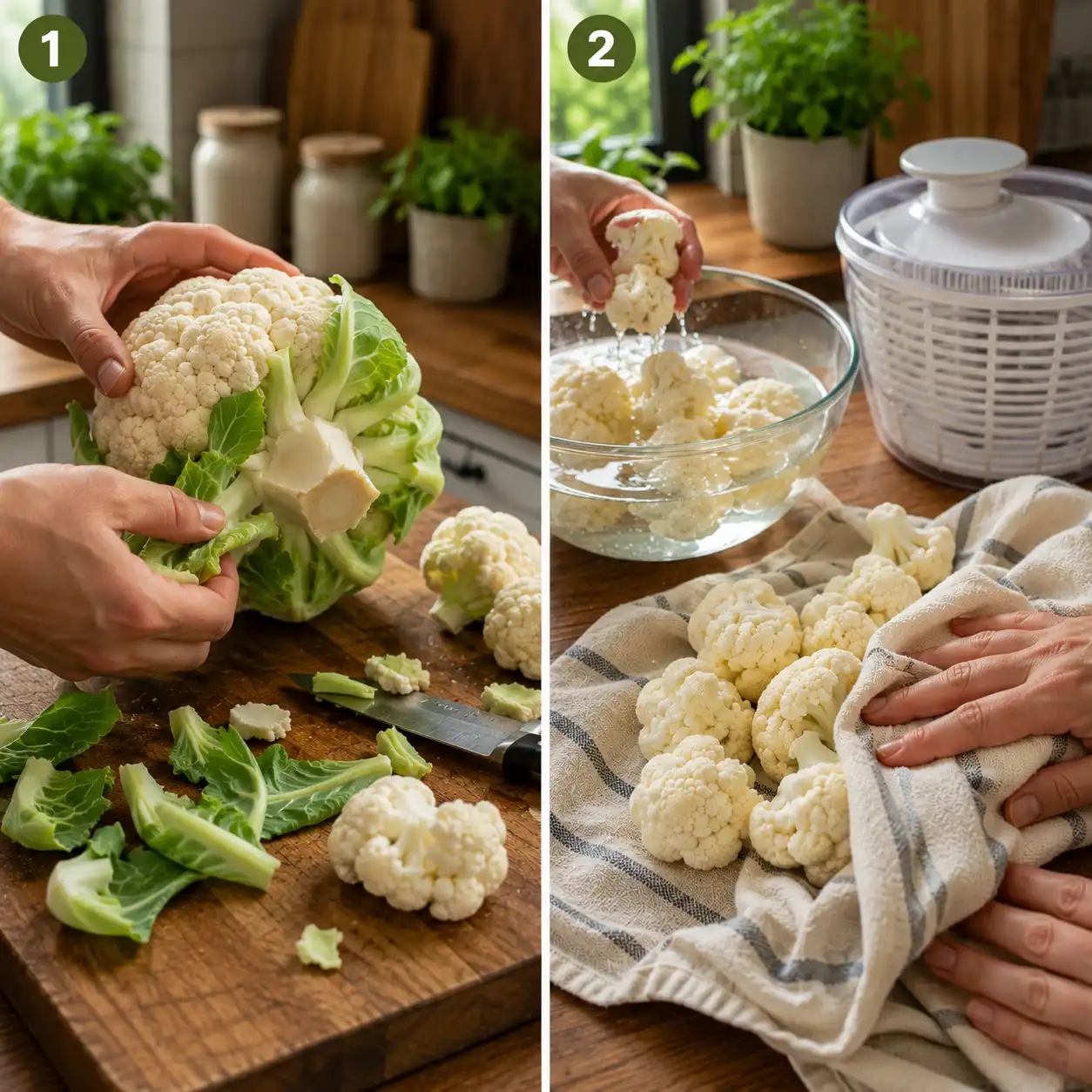 how to make cauliflower rice preparation