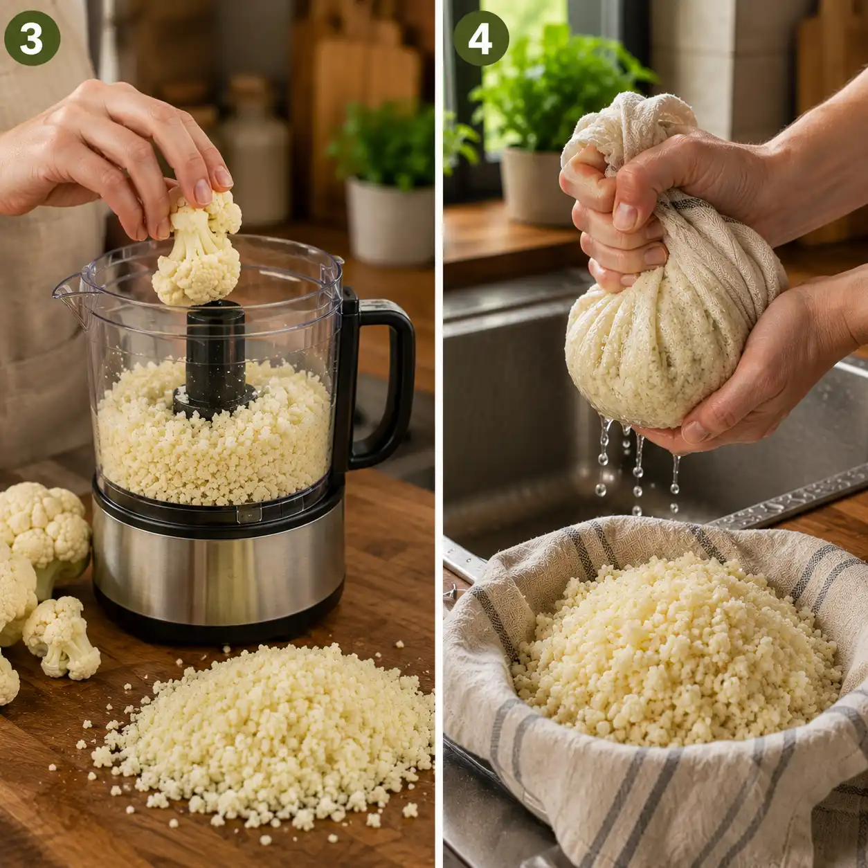 how to make cauliflower rice final dish