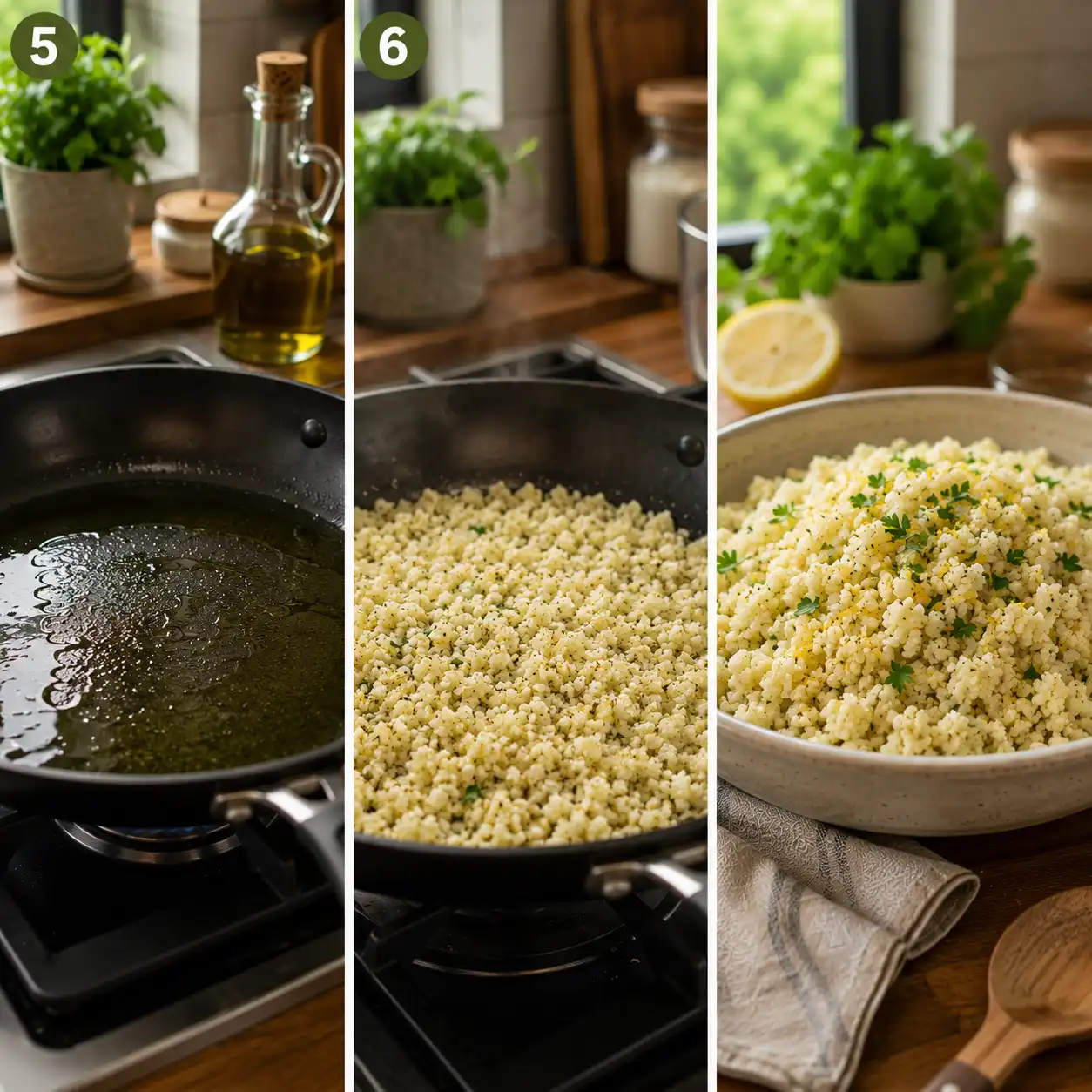 how to make cauliflower rice final dish