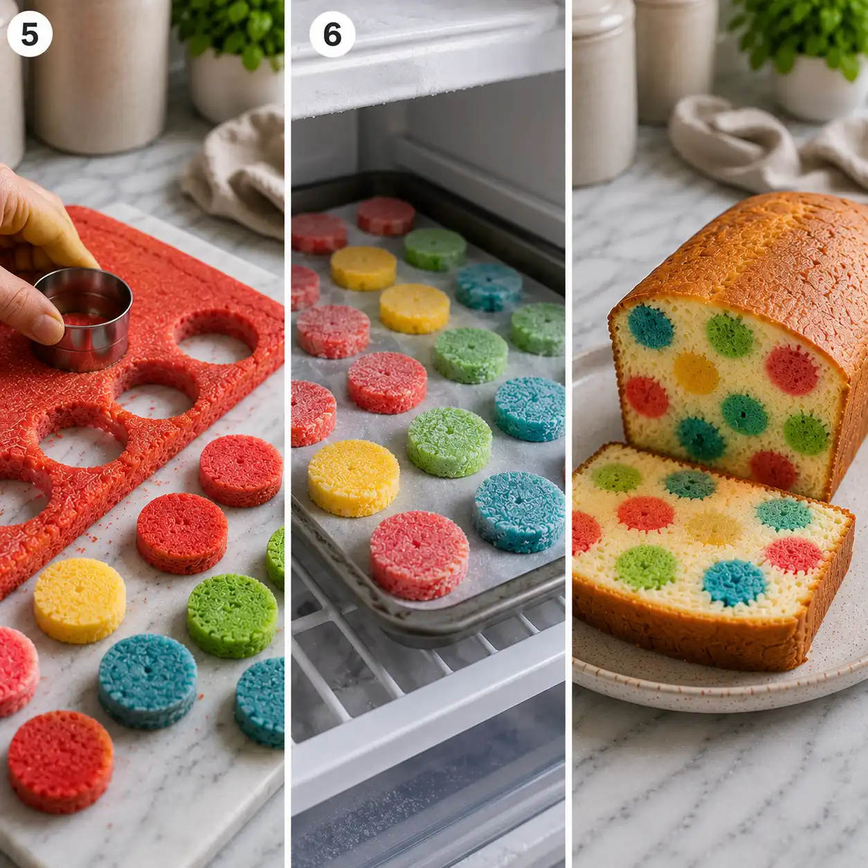 how to make dot cakes final dish