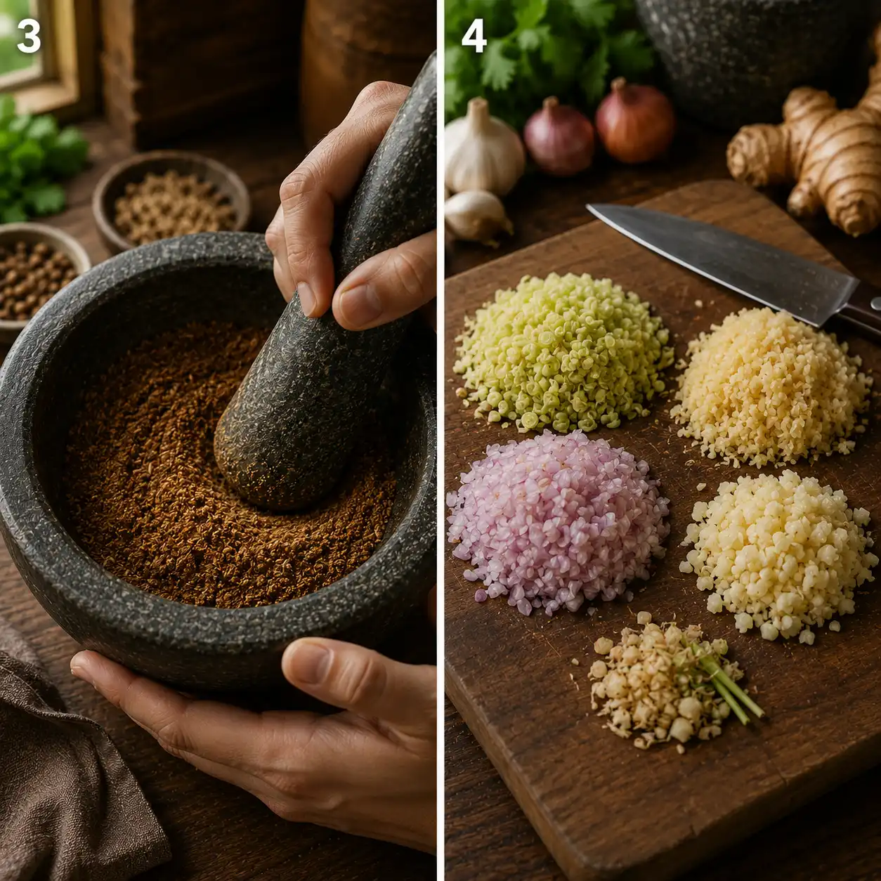 how to make a massaman curry paste final dish
