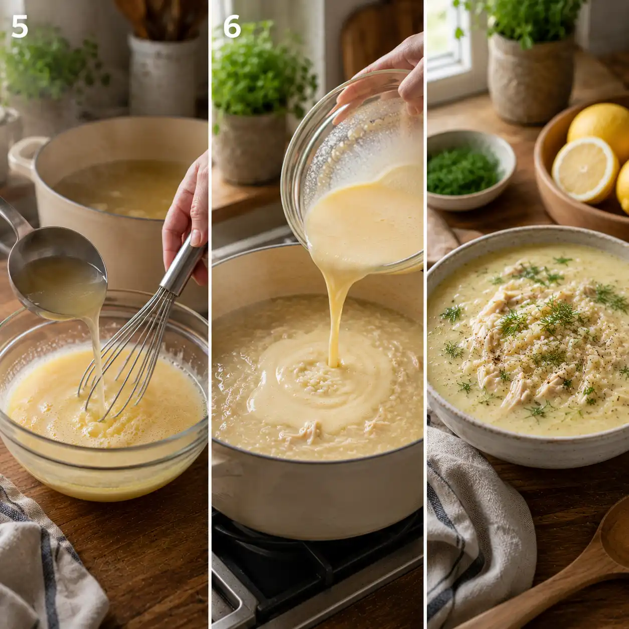 avgolemono soup final dish