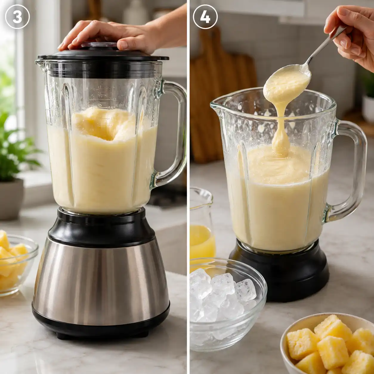 pina colada mocktail final dish