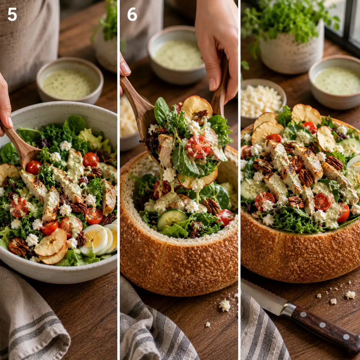 panera stuffed salad final dish
