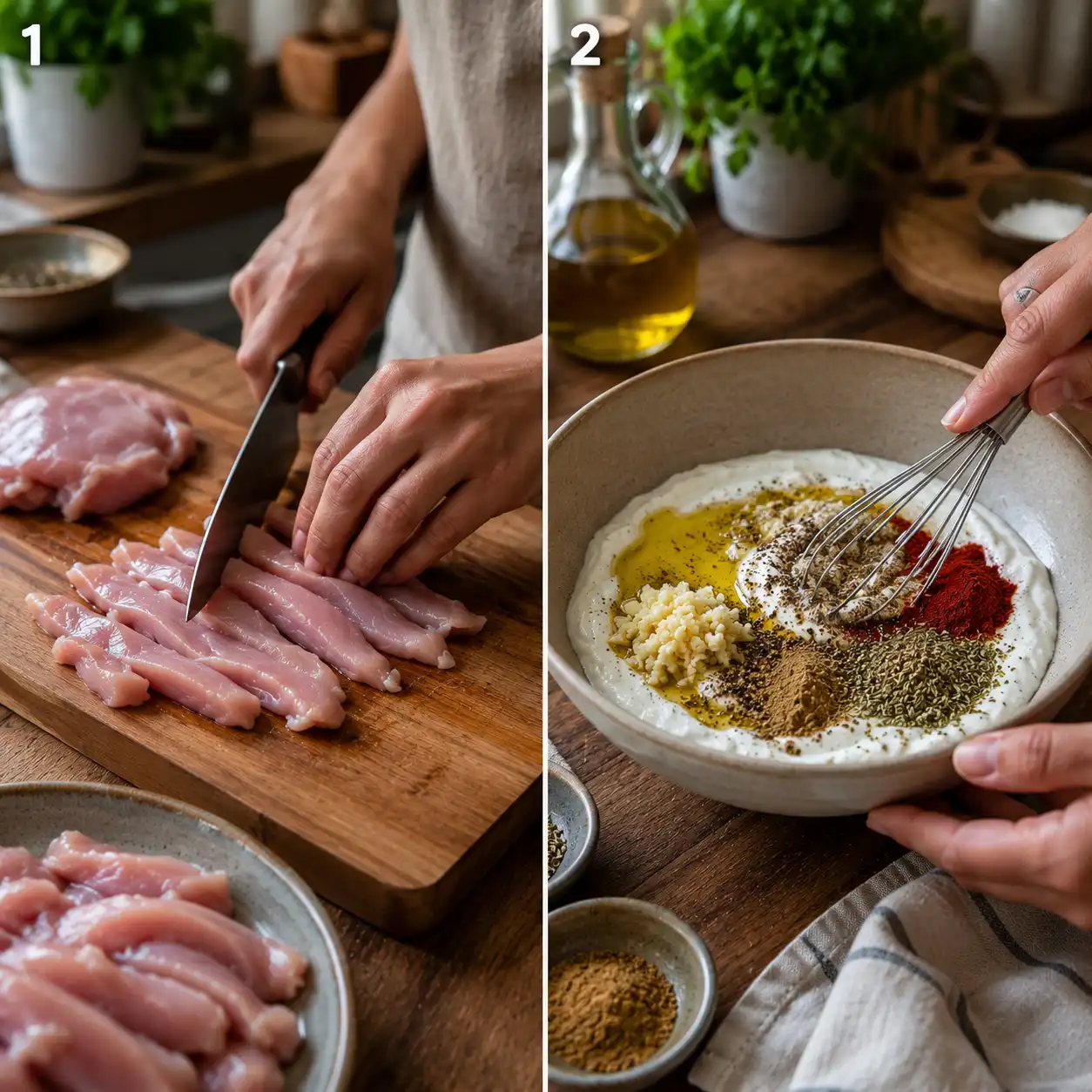 chicken gyros recipe preparation