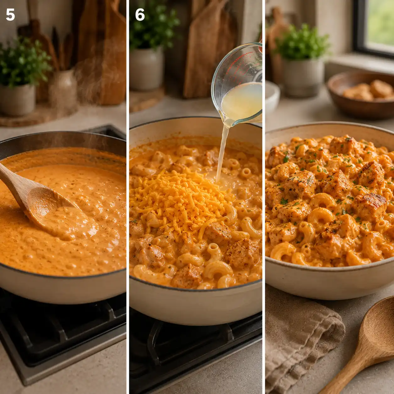 stealth health butter chicken mac and cheese final dish