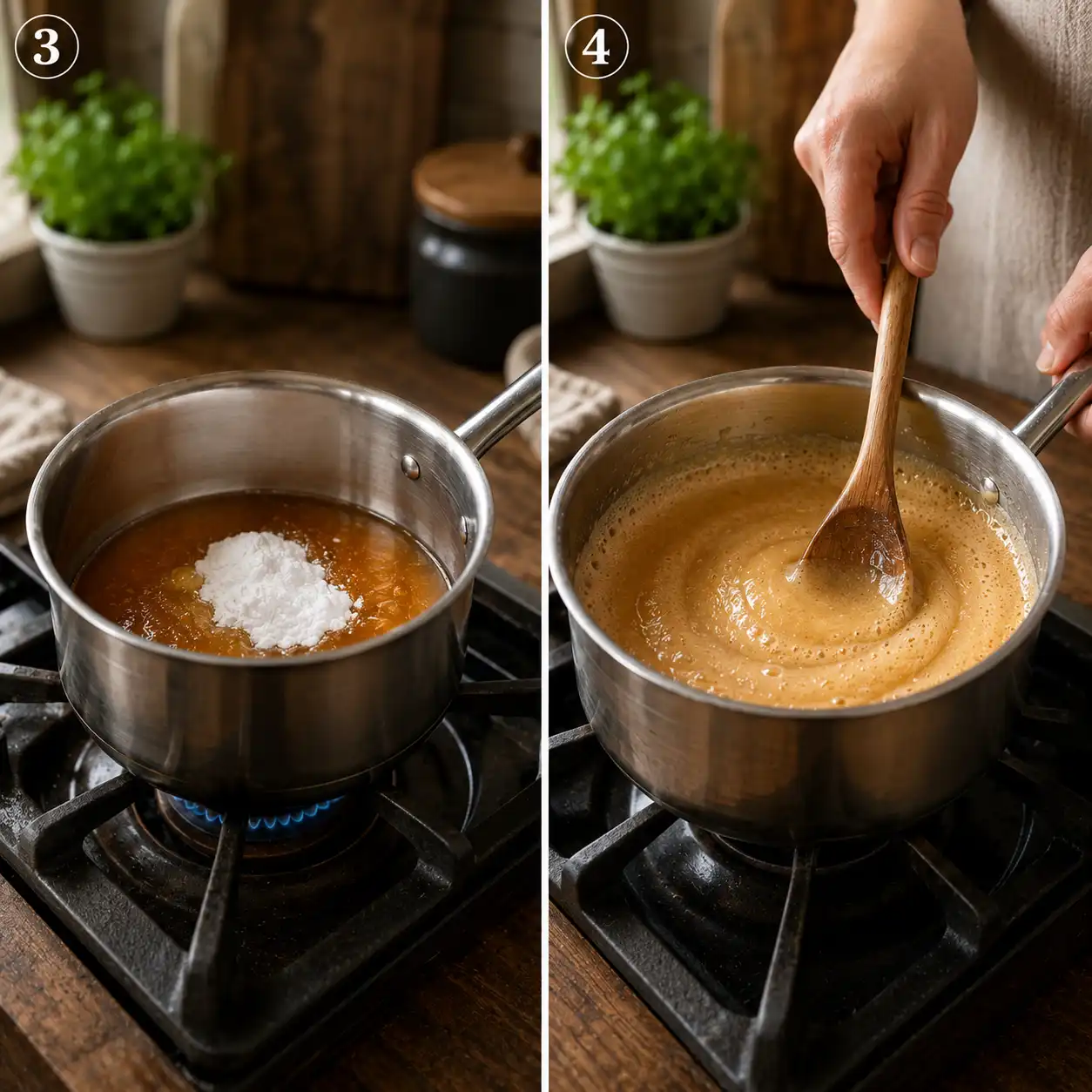 honey and baking soda trick final dish