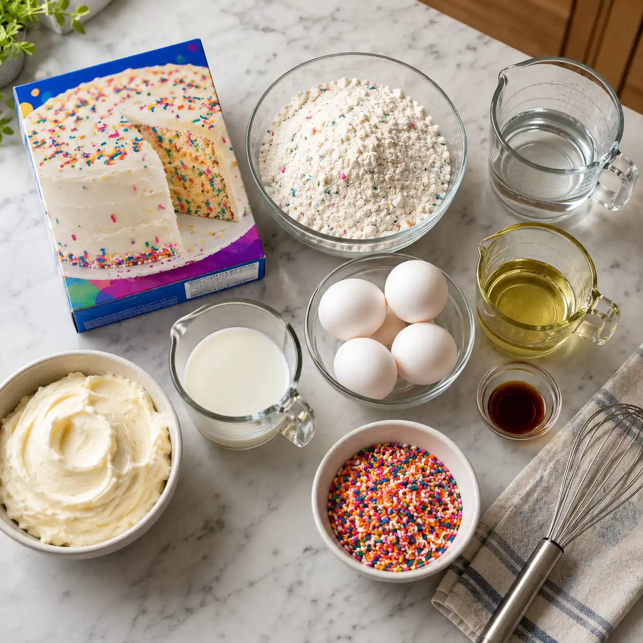 funfetti cake mix ingredients
