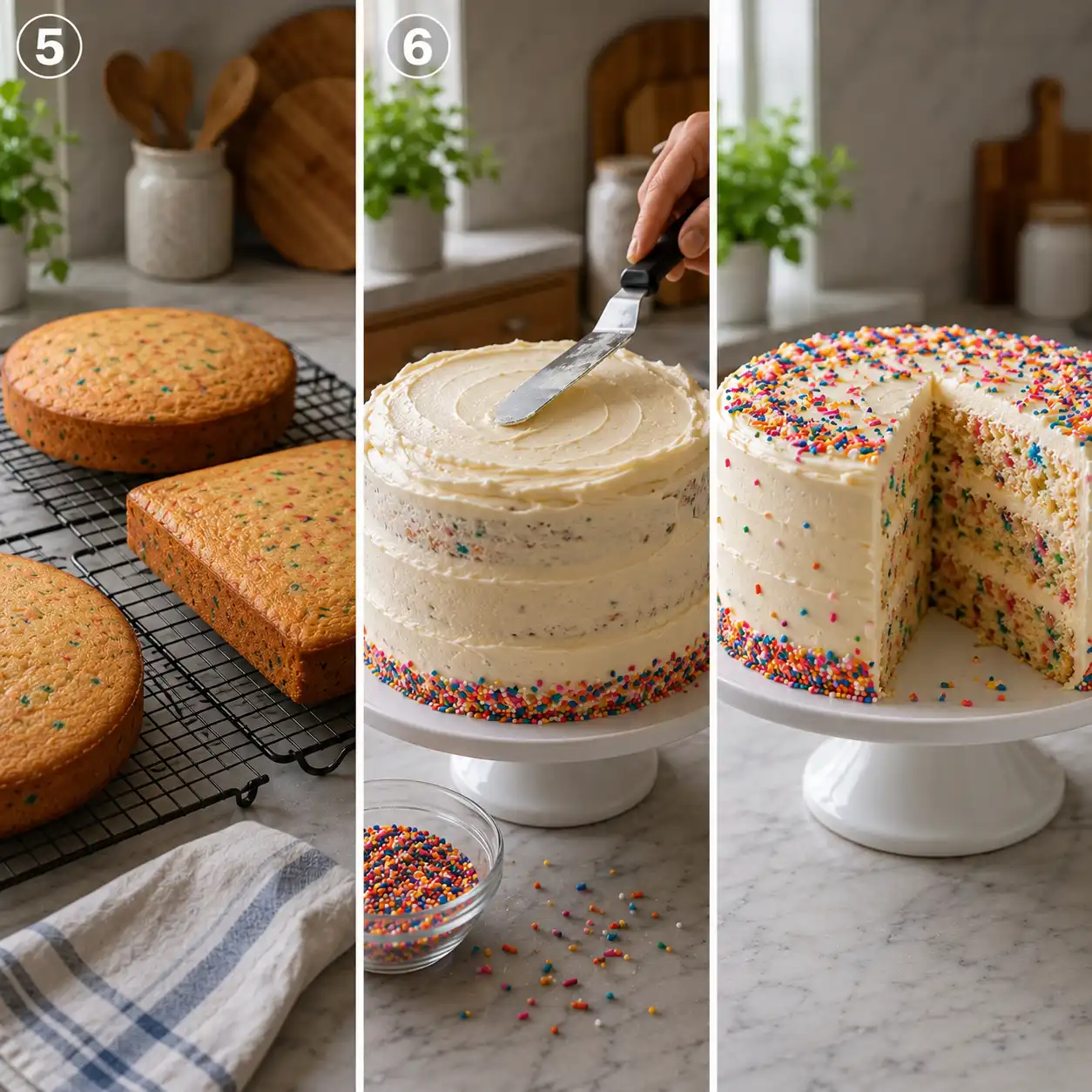 funfetti cake mix final dish