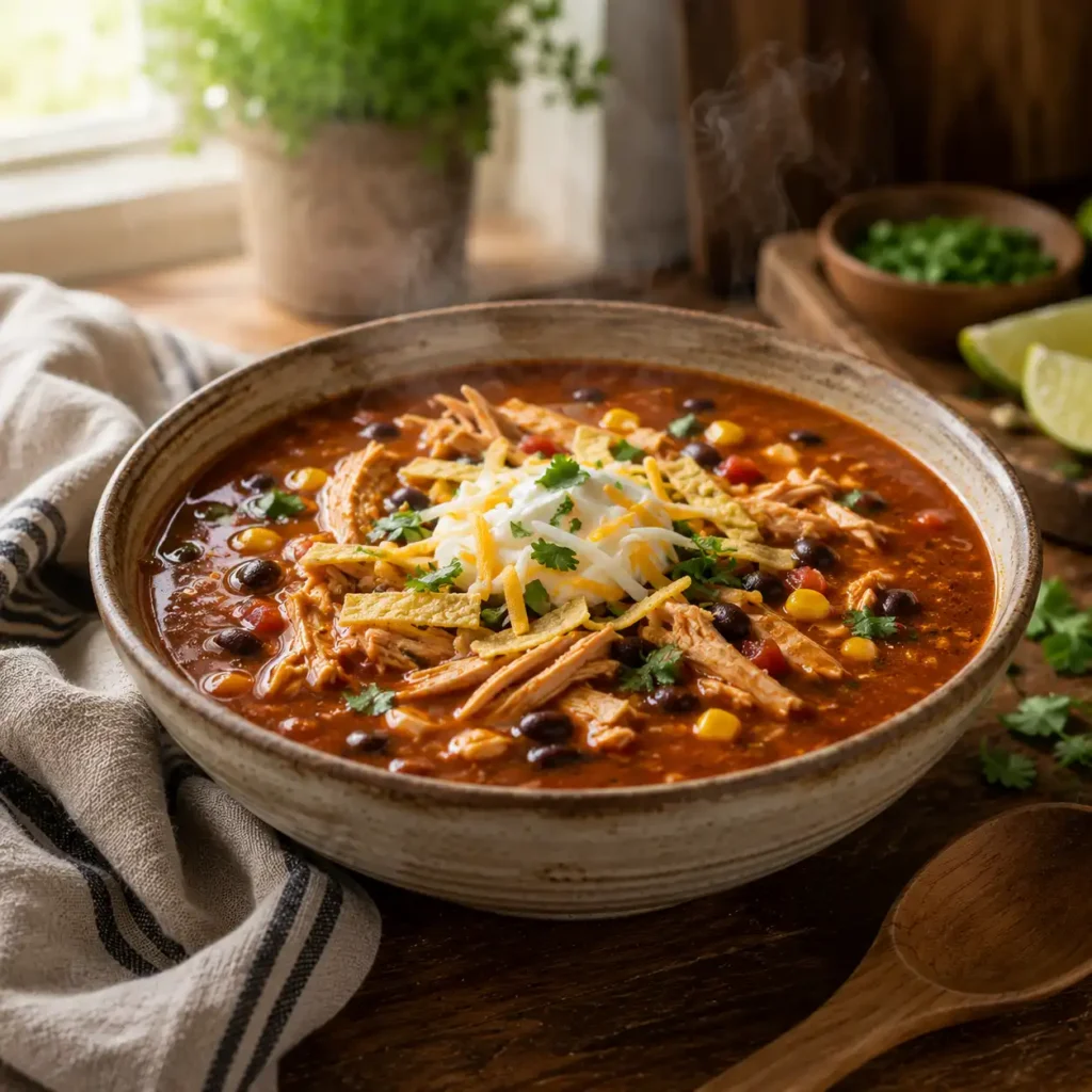chicken enchilada recipe soup recipe featured image