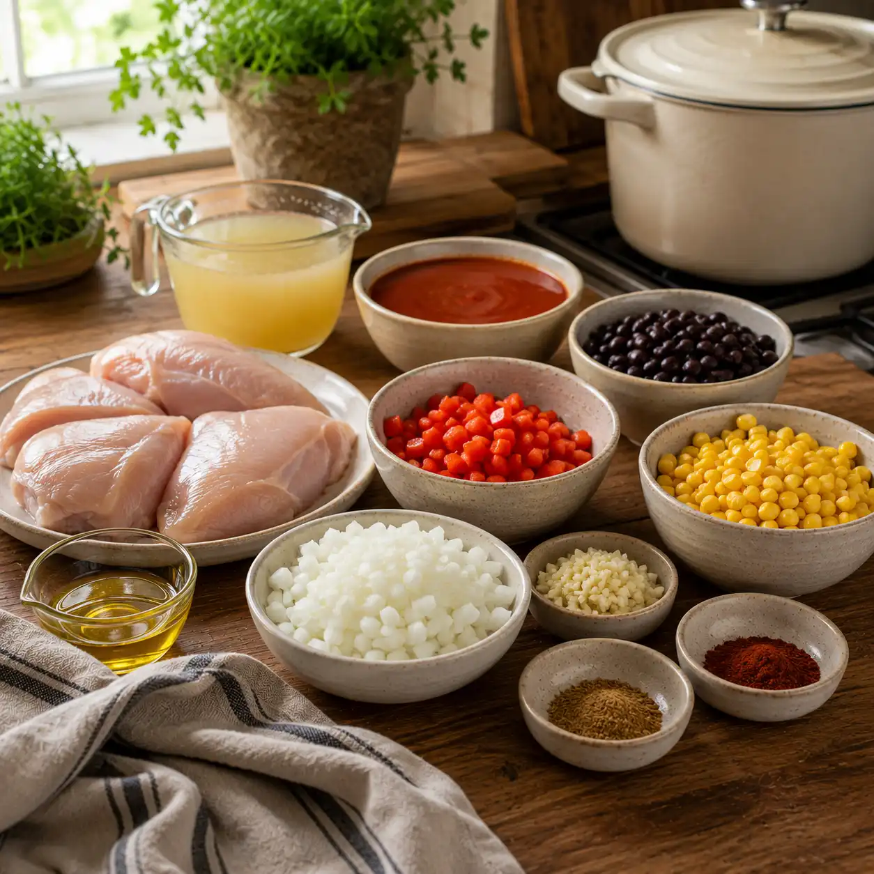 chicken enchilada recipe soup ingredients