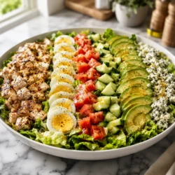 Cobb Salad Keto recipe featured image