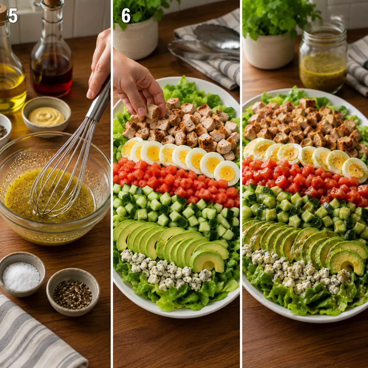 Cobb Salad Keto final dish